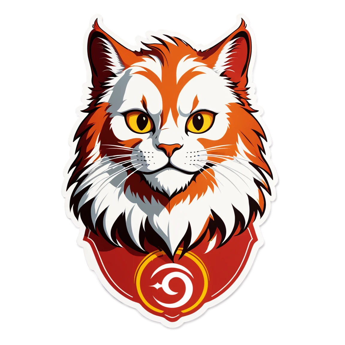 Galatasaray. Aslan  cat stickers