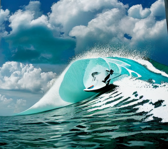 A surfer in Maldives by banksy