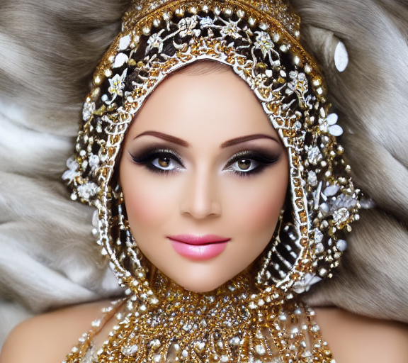 beautiful white woman