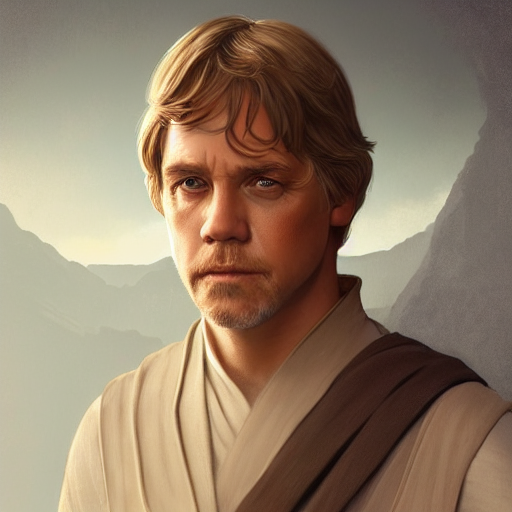 Stable Diffusion prompt: portrait of Luke Skywalker, - PromptHero