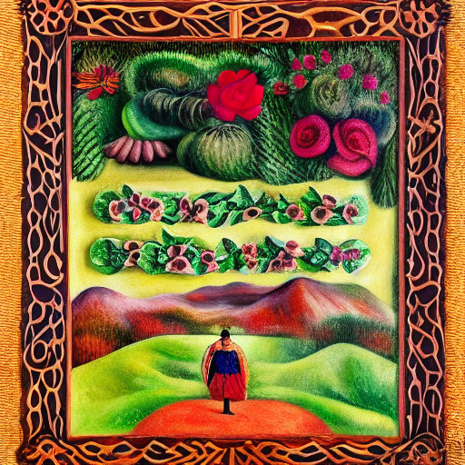 Trail sign by Frida Kahlo