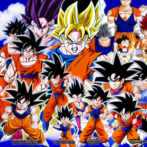 Stable Diffusion prompt: Goku characters of Dragon Ball z - PromptHero