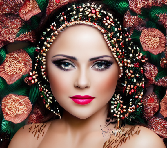 beautiful white woman