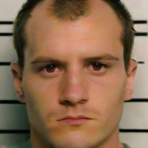 front shot, mugshot photo of a no  looks at viewer, cinematic shot