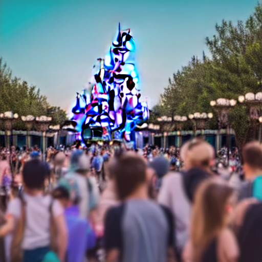 aliens visiting disneyland
