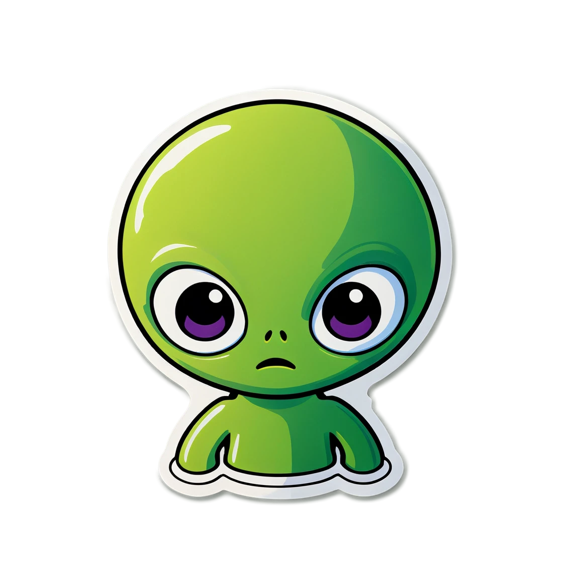 multi-eyed alien stickers