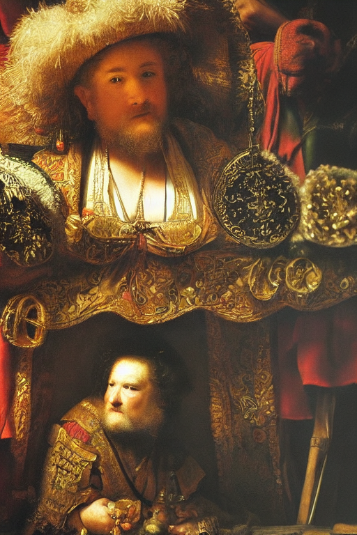 turn it  into a rembrandt painting