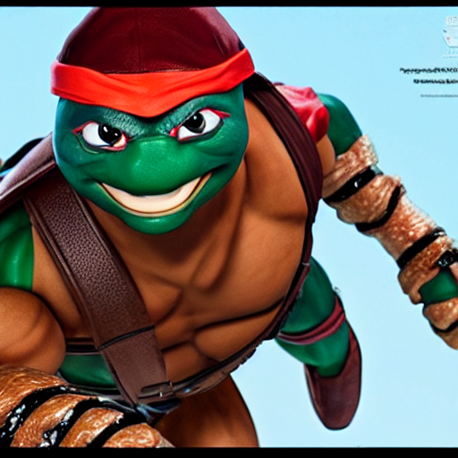 Stable Diffusion prompt: Ninja turtle with no mask, 8K 3D - PromptHero