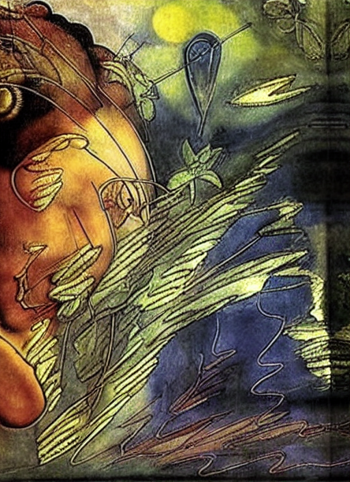 by da Vinci by Frida Kahlo