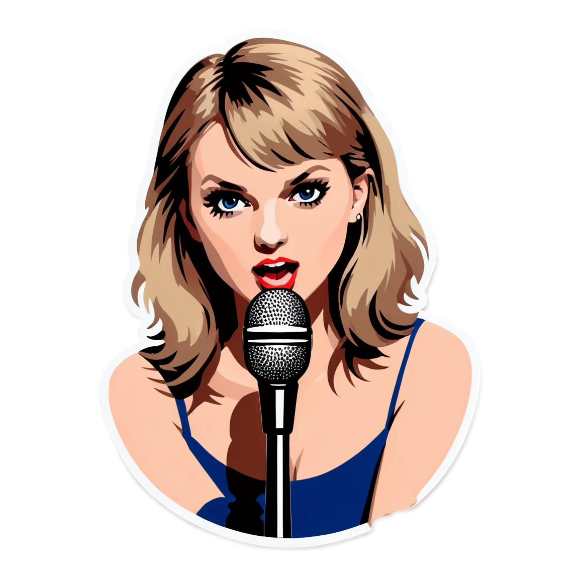 singing taylor-swift stickers