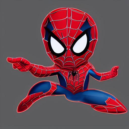 Stable Diffusion prompt: Chibi spiderman, octane - PromptHero