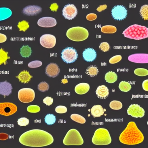 10 different sorts of bacterias