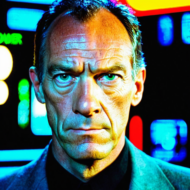 front shot, actor photo of a Homer si  looks at viewer, cinematic shot