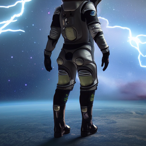 Stable Diffusion prompt: space suit with boots, - PromptHero