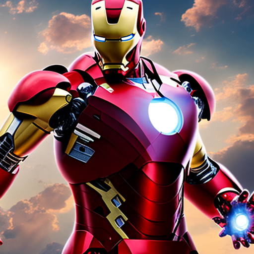 Openjourney prompt: iron man, hyper-realistic and - PromptHero