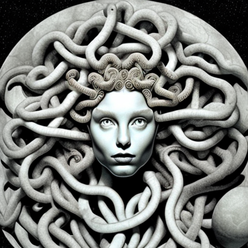 Openjourney prompt: medusa, lengua, venus, senos, - PromptHero