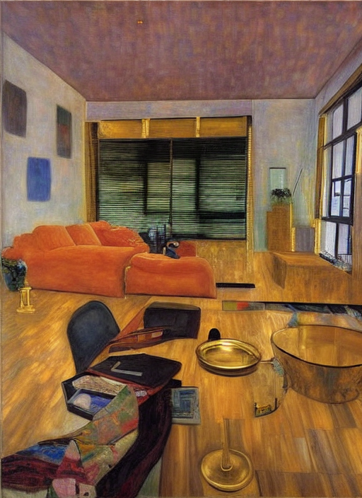 My apartment
 by Gustav Klimt