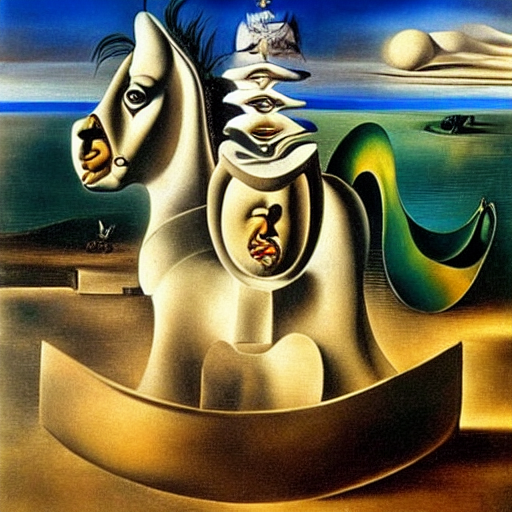 by Salvador Dali by da Vinci