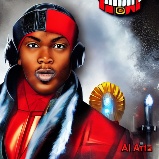 Super hero  Black Black MAN super star hop-hop