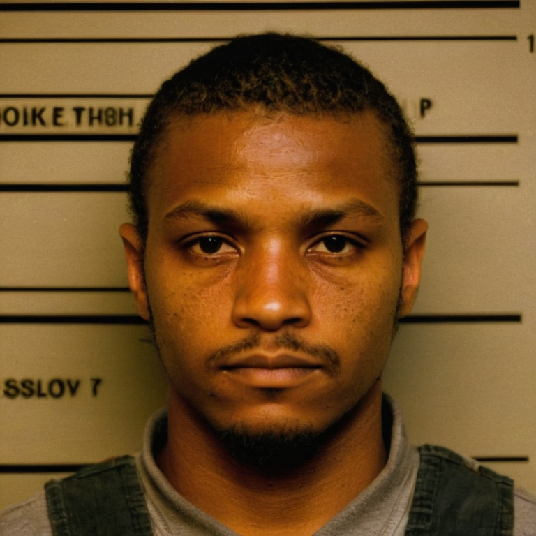 front shot, mugshot photo of a   looks at viewer, cinematic shot