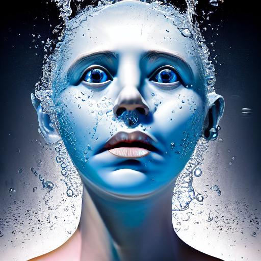 Stable Diffusion prompt: a water artwork manipulation in - PromptHero