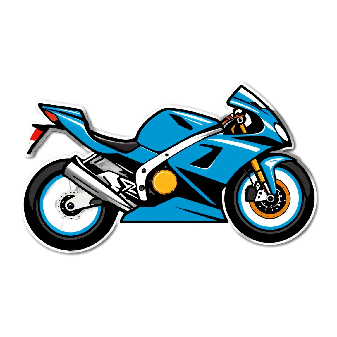 racing motorcycle stickers