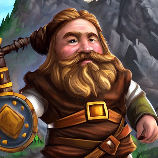 Stable Diffusion prompt: a dwarf with a neat beard, - PromptHero
