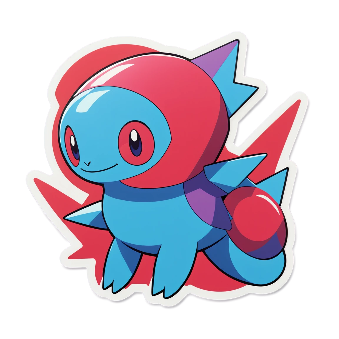 with porygon pokemon stickers