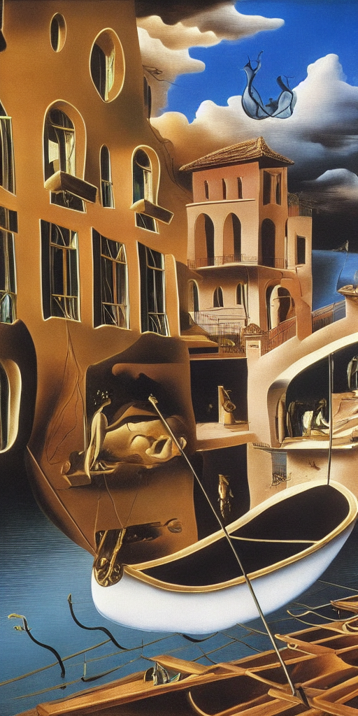 Gondola  by Salvador Dali