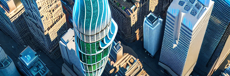 Stable Diffusion prompt: aerial view of a giant fish tank - PromptHero
