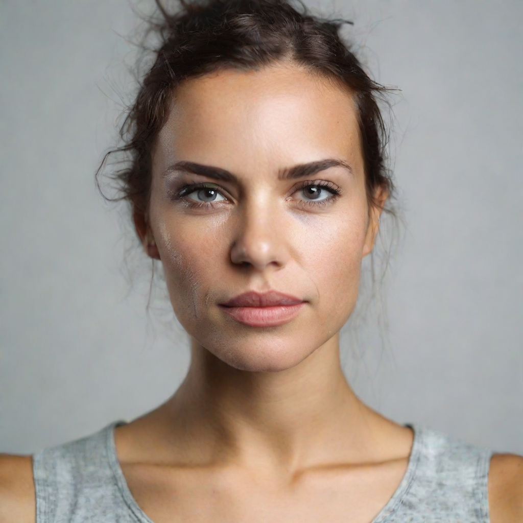 front shot, photo of   looks at viewer, cinematic shot