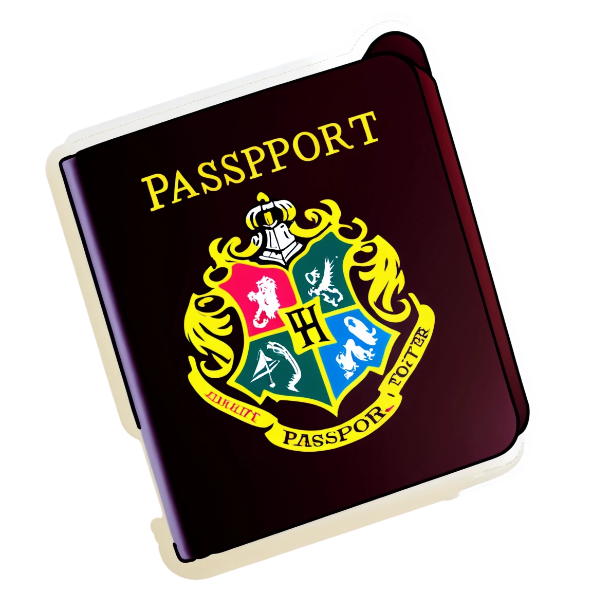 passport harry-potter stickers