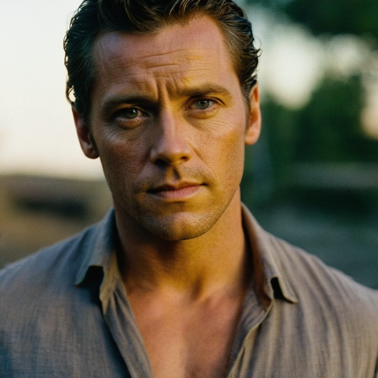 front shot, actor photo of a j  looks at viewer, cinematic shot