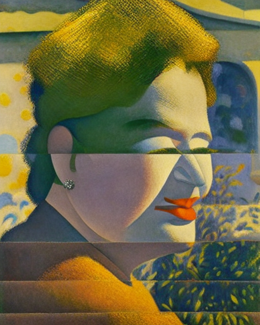 by Georgia O'Keeffe by Edward Hopper by Georges Seurat