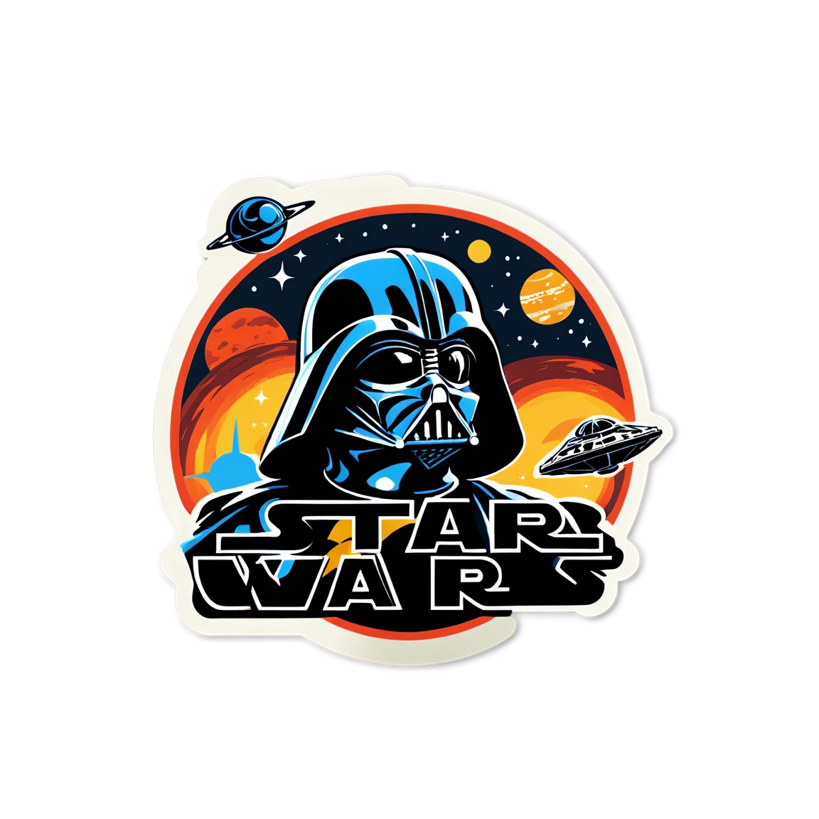 in space star-wars stickers