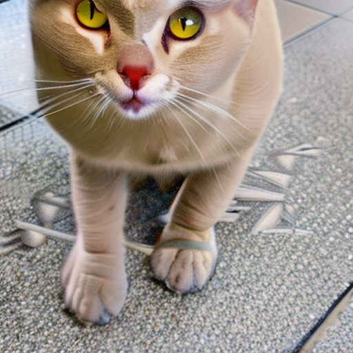 Stable Diffusion prompt: beautiful short hair female cat - PromptHero