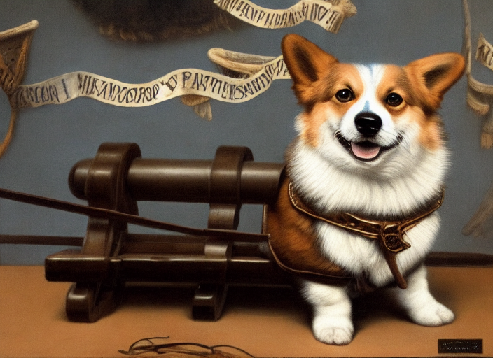Corgi by Rembrandt