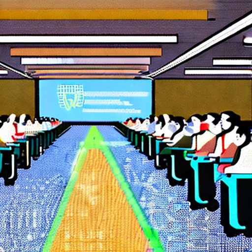 Profesora explicando qué es la inteligencia artificial en aula universitaria