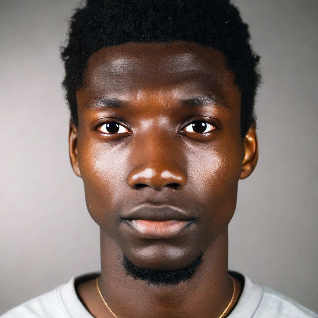 front shot, photo of no eyebrows  looks at viewer, cinematic shot