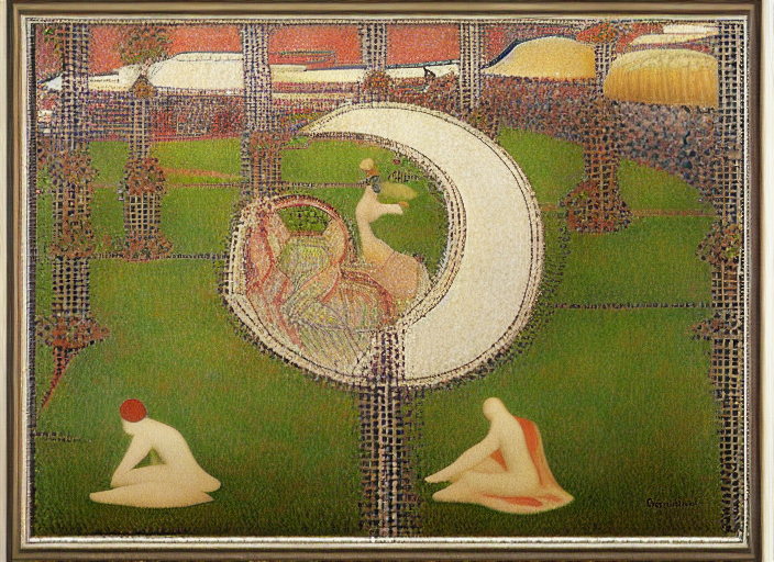 by Georges Seurat by da Vinci