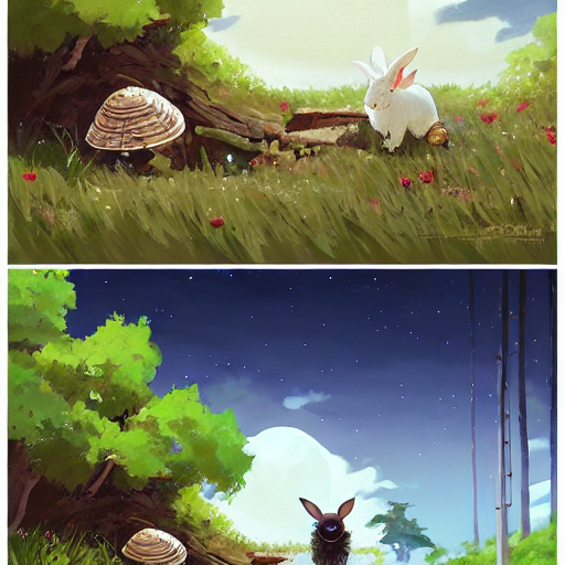 "Bunny and Snail's Quirky Quest: Hare Today, Snail Tomorrow!"
