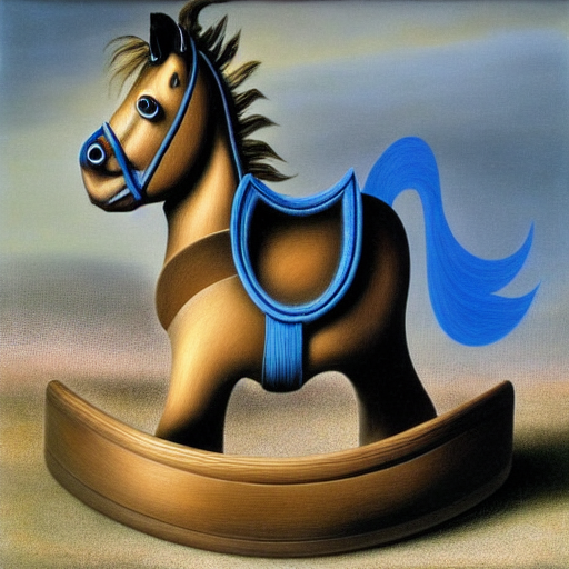 toy horse by Salvador Dali