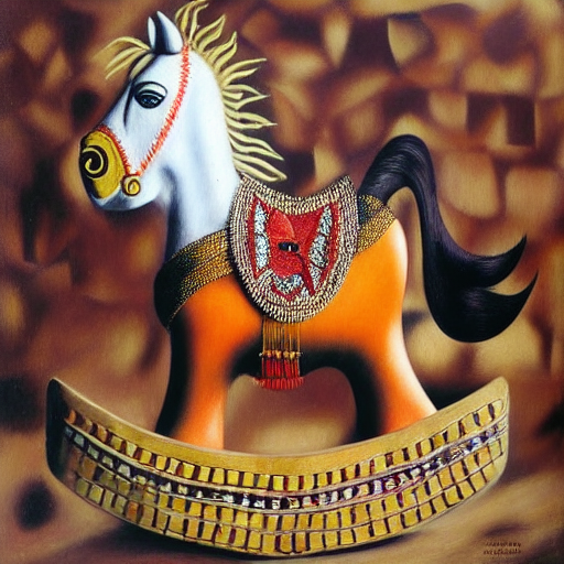 hobbyhorse by Frida Kahlo