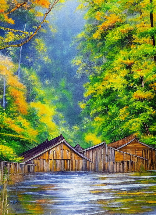 Painting of landscape 