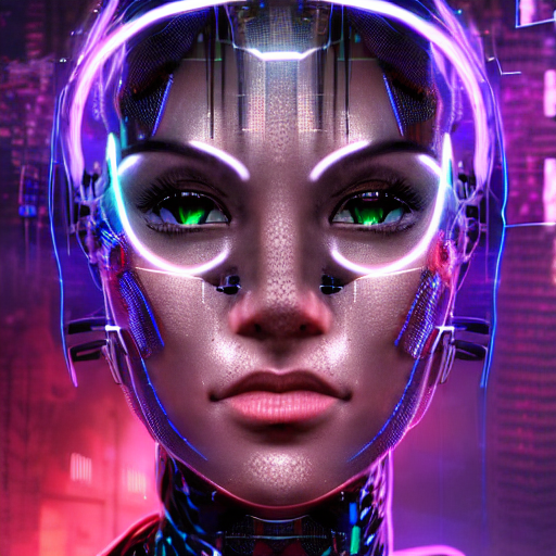 Stable Diffusion Prompt: Cyborg Woman| Detailed Face|   PromptHero