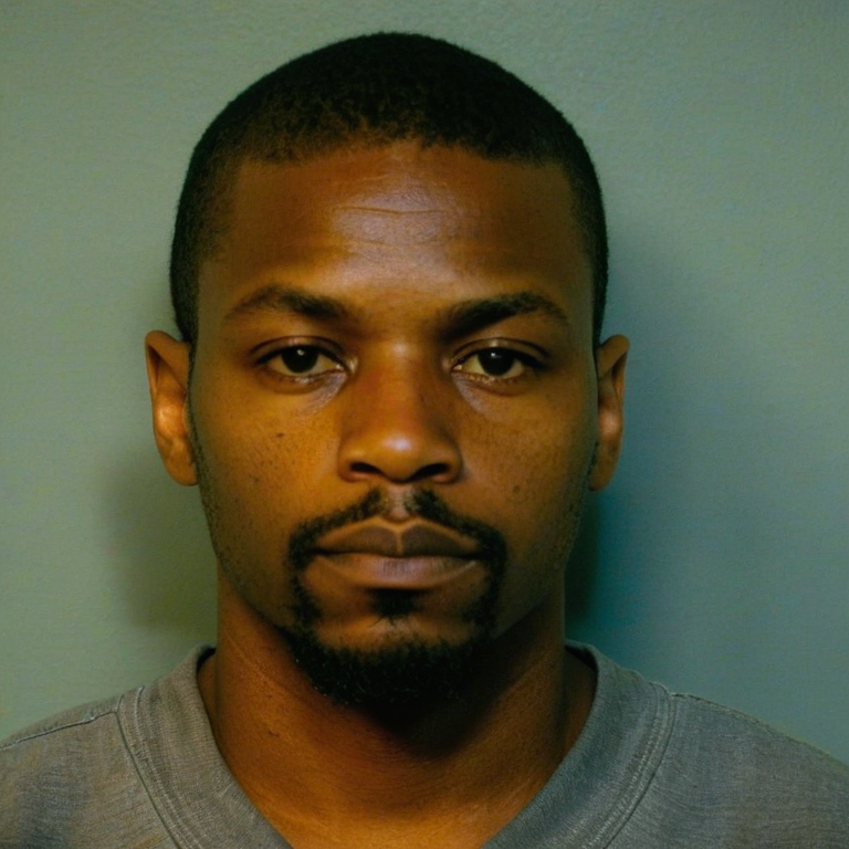 front shot, mugshot photo of a   looks at viewer, cinematic shot