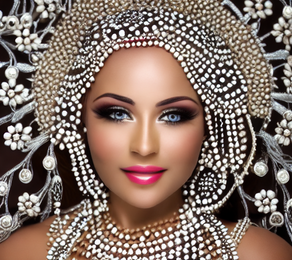 beautiful white woman