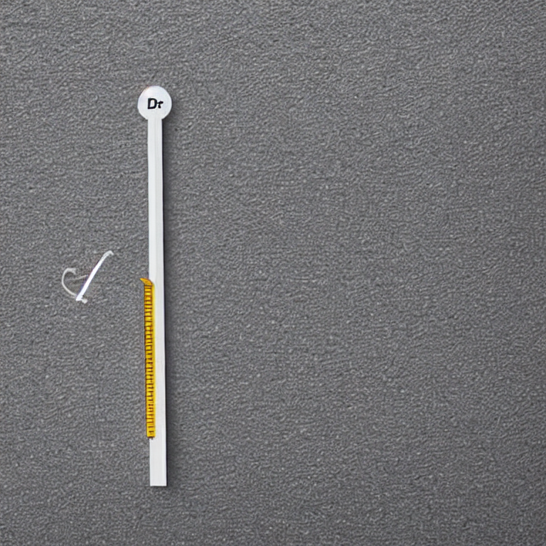 a thermometer symbol in the form of a lowercase d