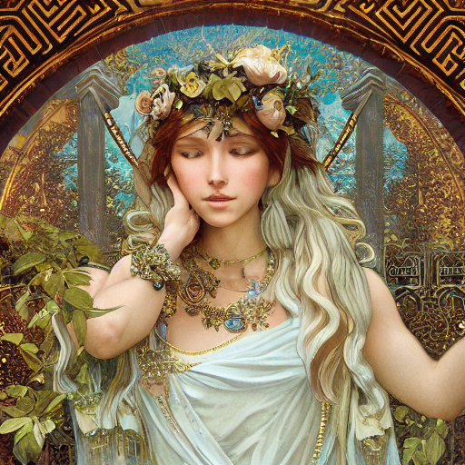 Stable Diffusion prompt: goddess, flower goddess, - PromptHero