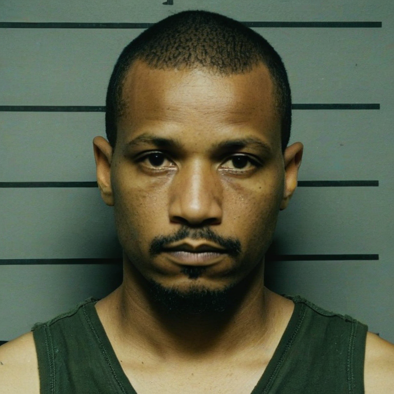 front shot, mugshot photo of a The firsthand t  looks at viewer, cinematic shot